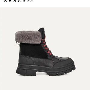 UGG Women's Black and Gray Winter Boots